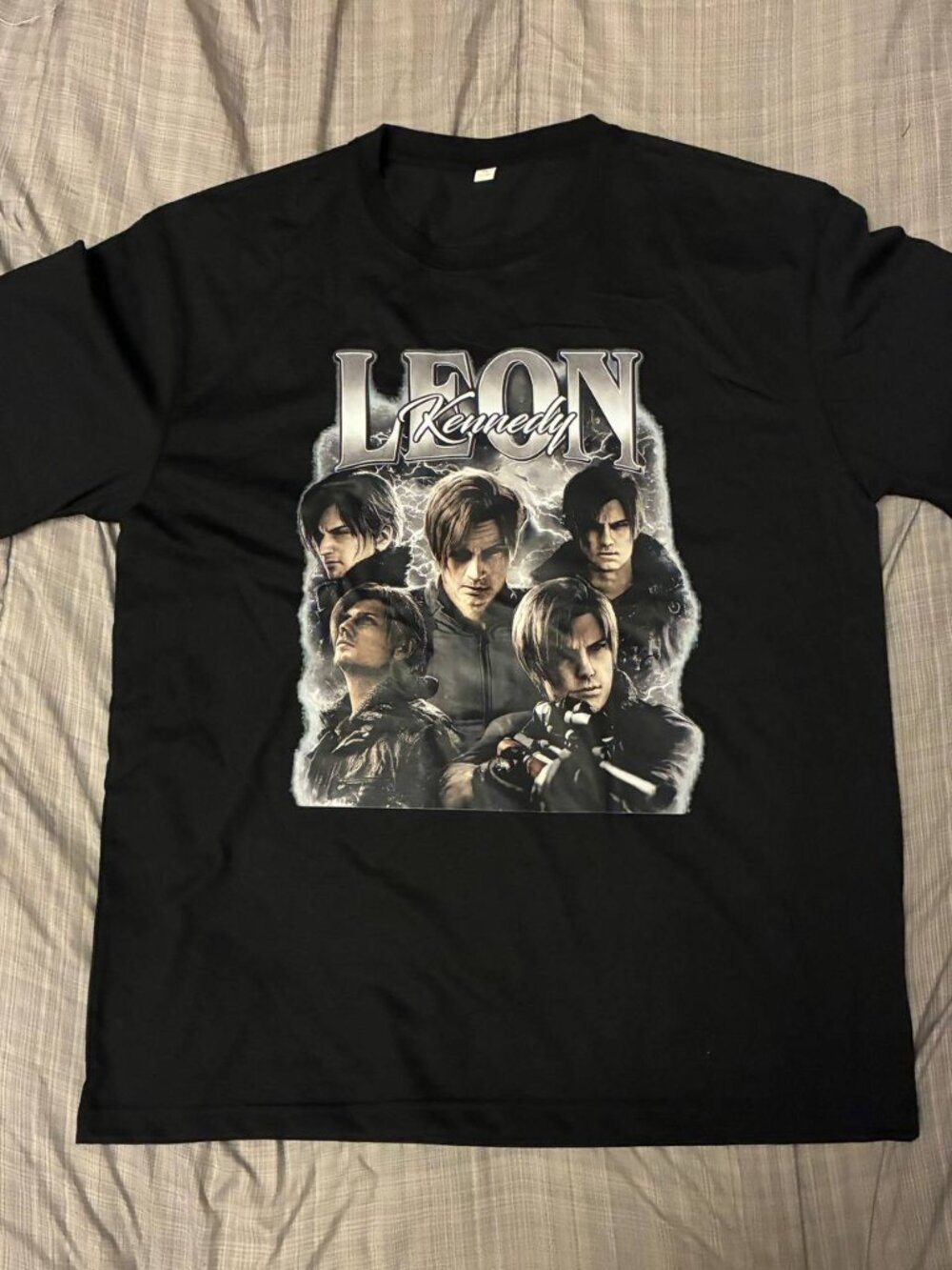 Biohazard Leon S Kennedy Tribute Mural Meme T Shirt - New L xL xxL